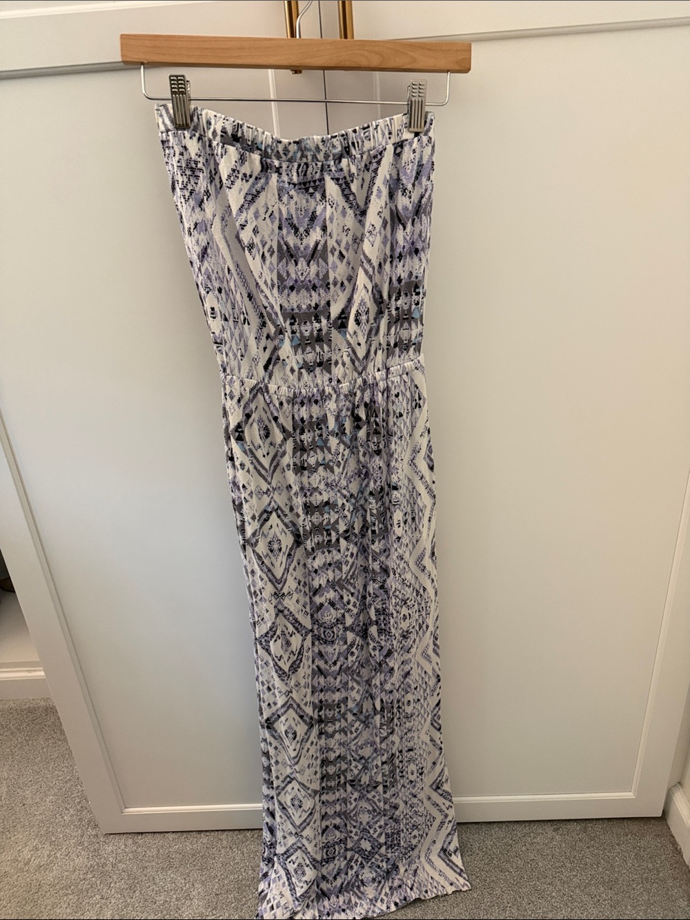 Splendid ikqt Strapless Maxi Dress